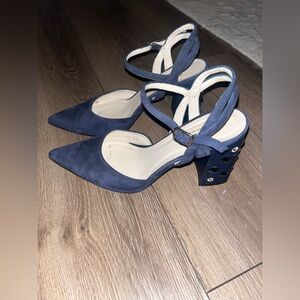 LODI SUEDE Women's Blue Heels